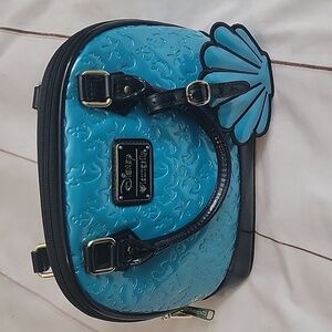 Loungefly Disney The Little Mermade Limited Edition Ocean Blue Dome Purse Bag